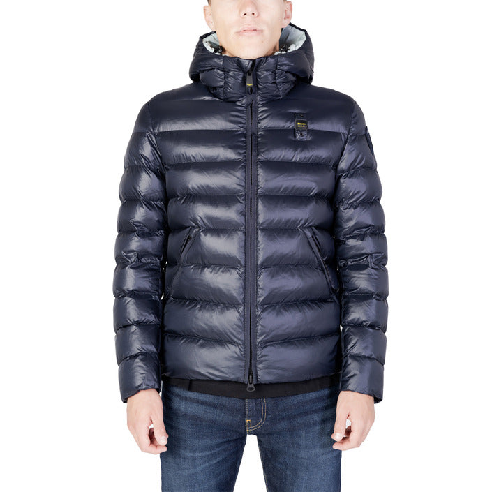 Blauer Windbreaker Heren