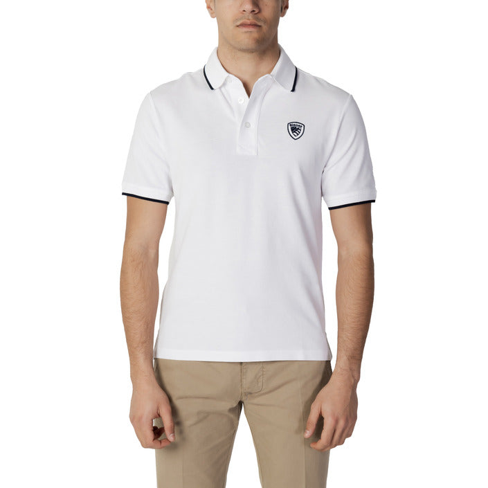 Blauer Polo Top Heren