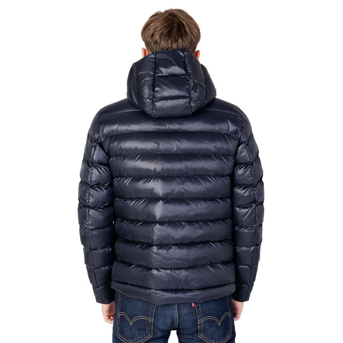 Blauer Windbreaker Heren