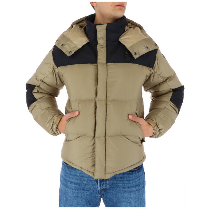 Blauer Windbreaker Heren