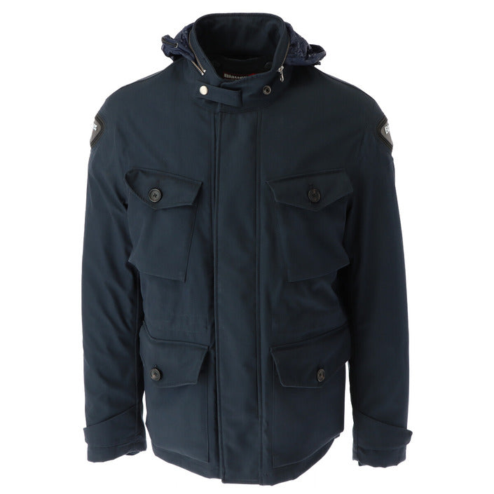 Blauer Windbreaker Heren