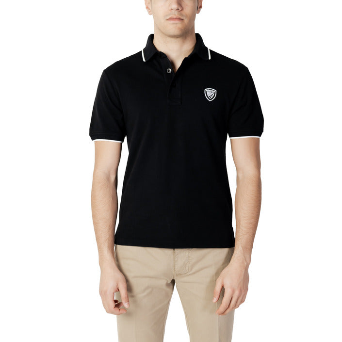 Blauer Polo Top Heren