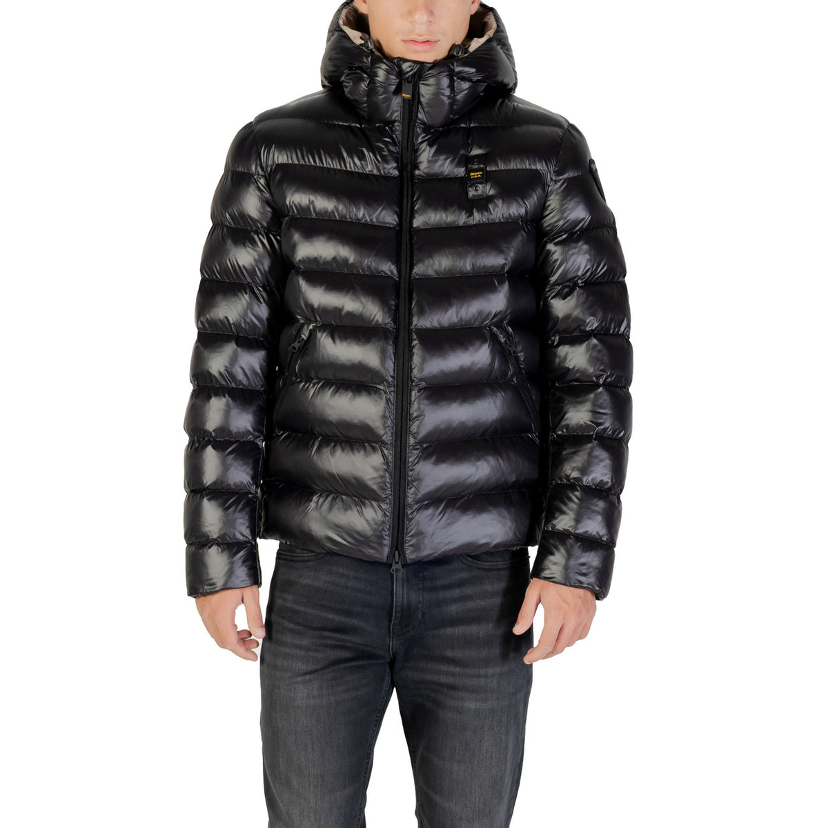 Blauer Windbreaker Heren