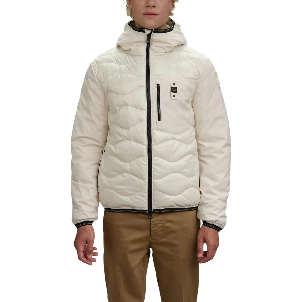 Blauer Windbreaker Heren