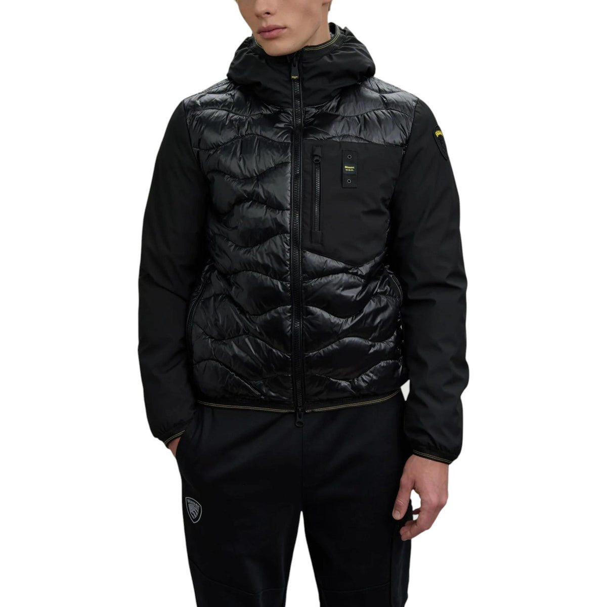 Blauer Windbreaker Heren