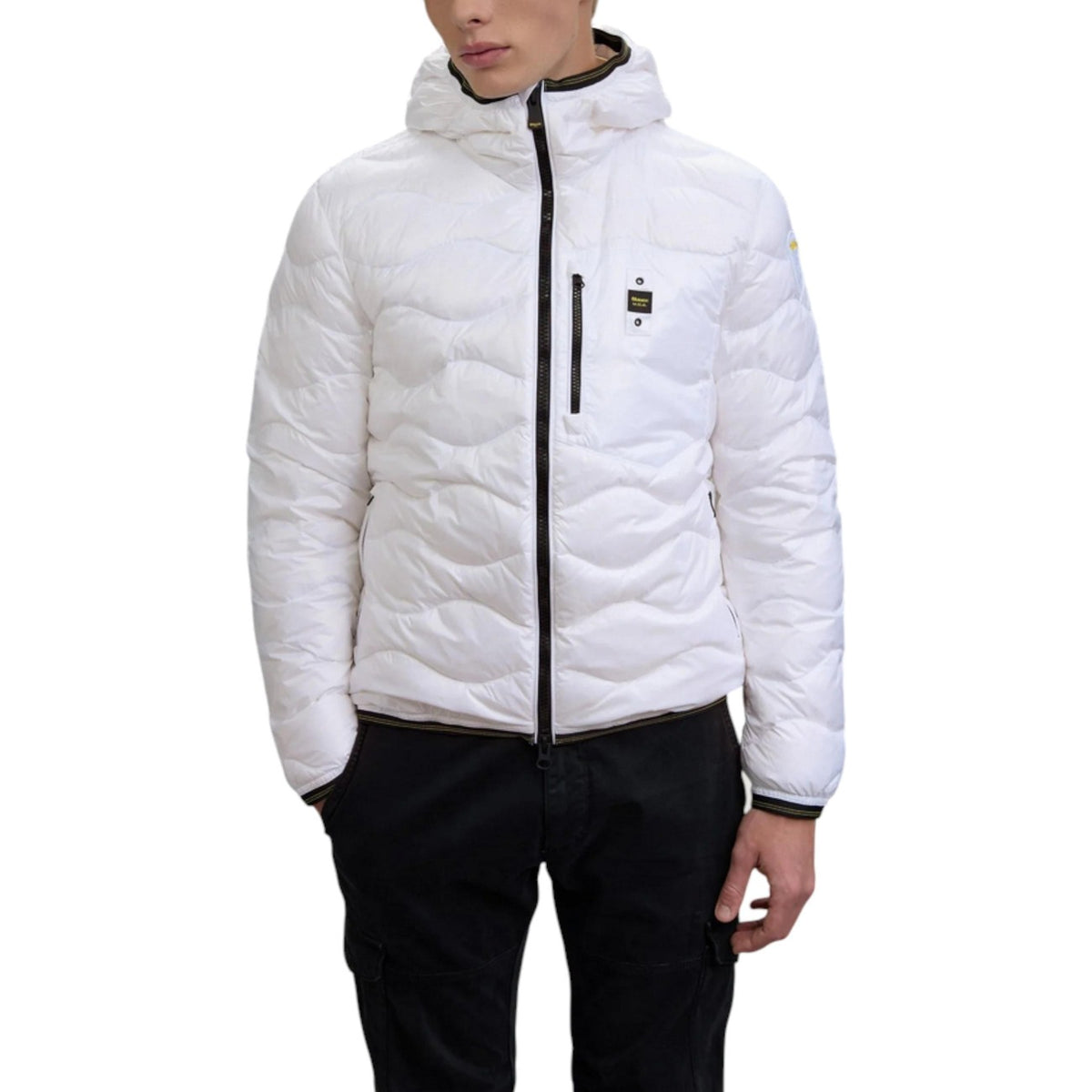 Blauer Windbreaker Heren