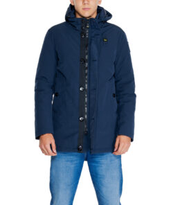 Blauer Windbreaker Heren
