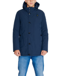 Blauer Windbreaker Heren