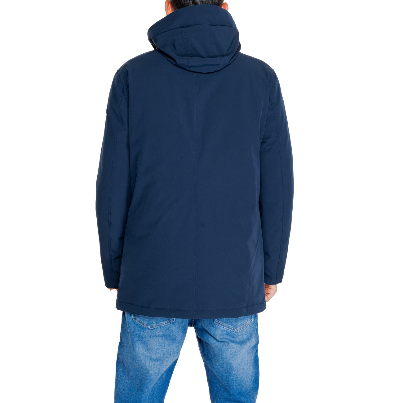 Blauer Windbreaker Heren